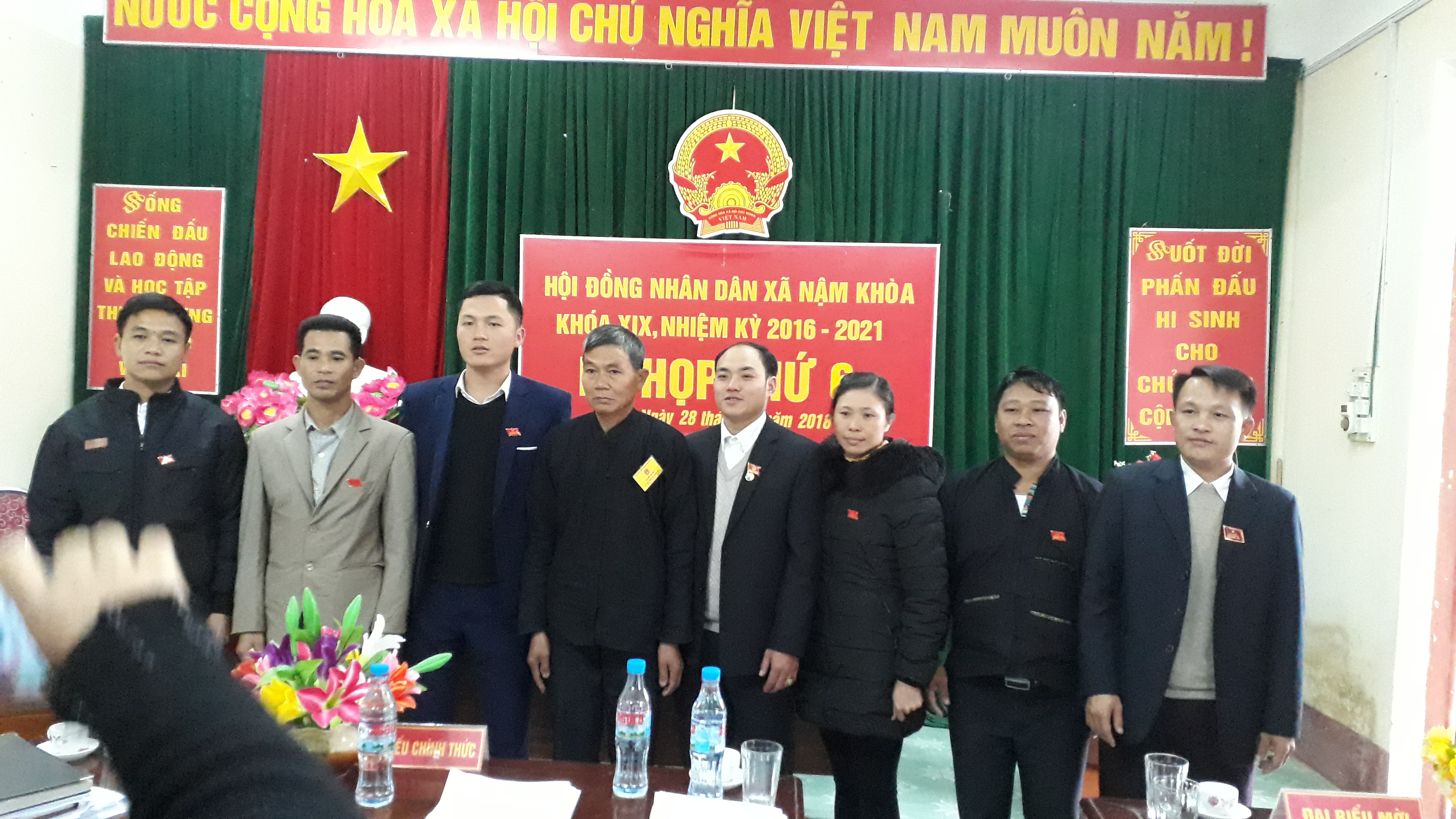 HĐND xã Nậm Khòa  tổ chức kỳ họp thứ 6,nhiệm kỳ 2016 – 2021.
